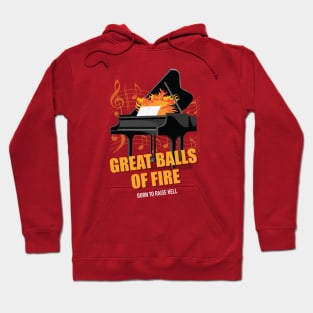 Great Balls of Fire - Alternative Movie Poster Hoodie